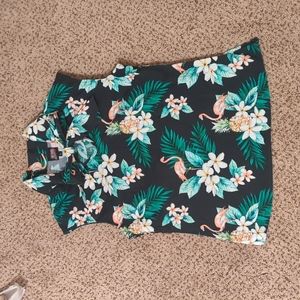 Retrolicious flamingo top